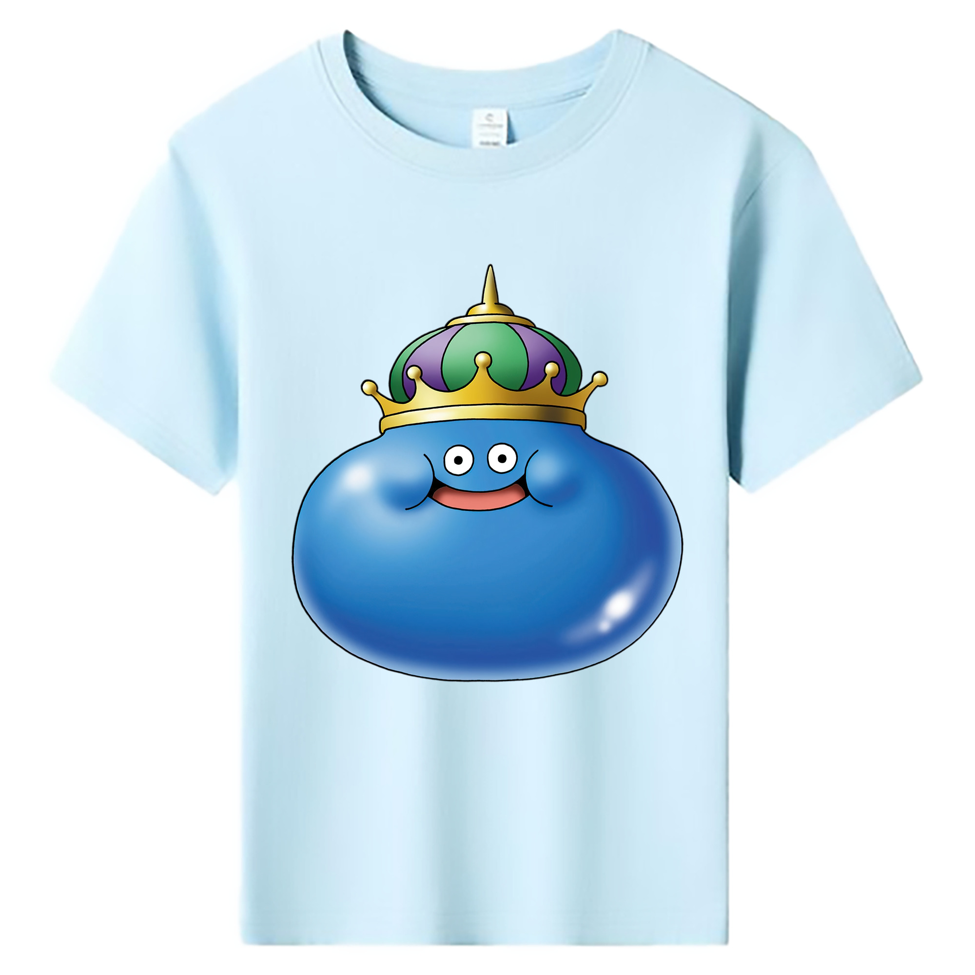 （画像用） ドラゴンクエスト Doragon Kuesuto Dragon Quest 綿100％キッズTシャツ（フロントプリント）